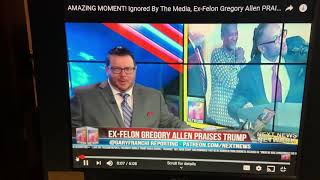 GREGORY ALLEN JR. Praises Trump “CONTINUING TO MAKE AMERICA GREAT AGAIN!”