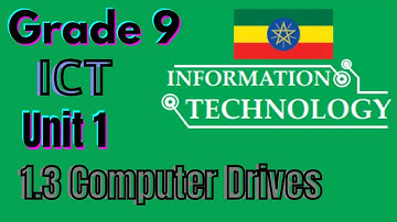 Grade 9 - Information Technology (ICT) Unit 1- 1.3 Computer Drives