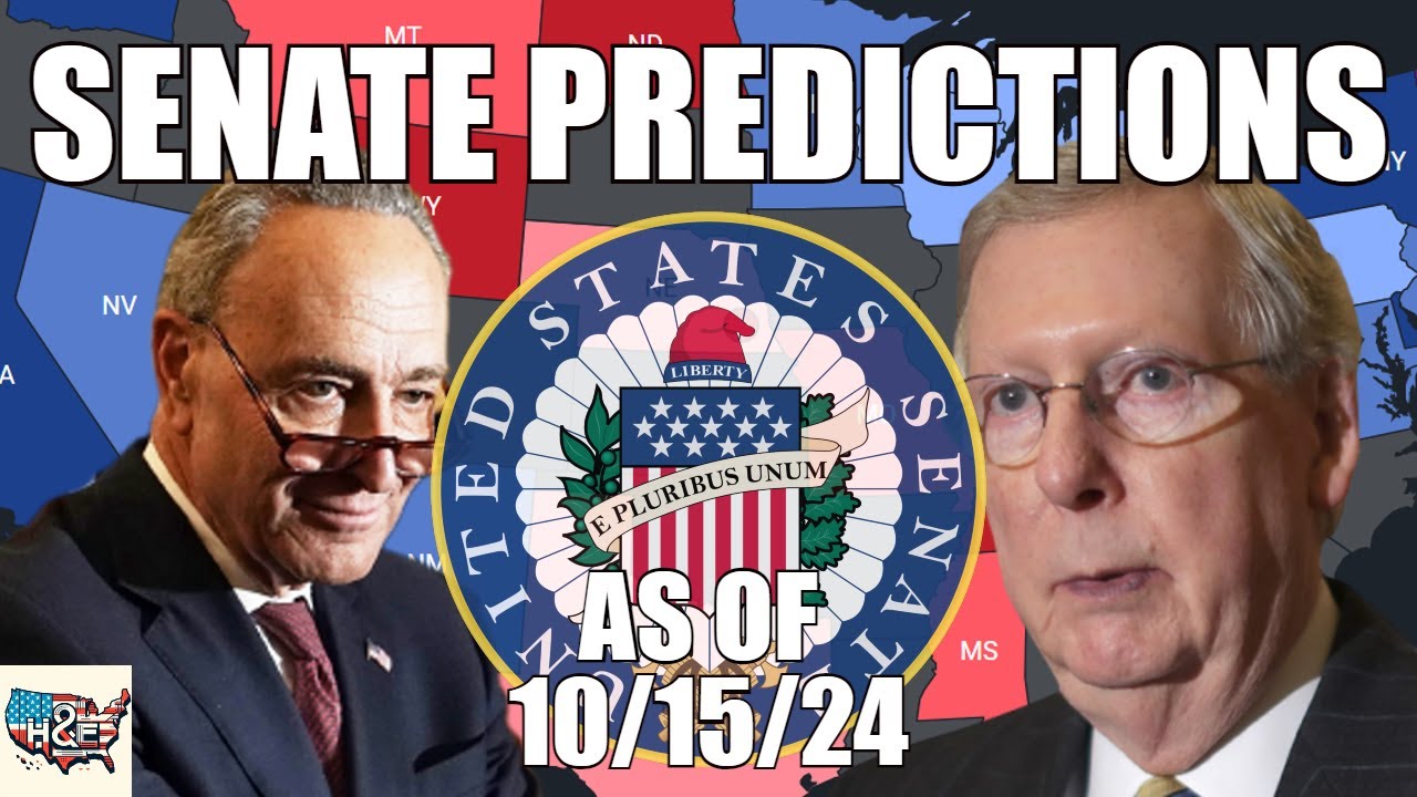 2024 Senate Predictions | Republicans Hold Narrow Advantage - YouTube