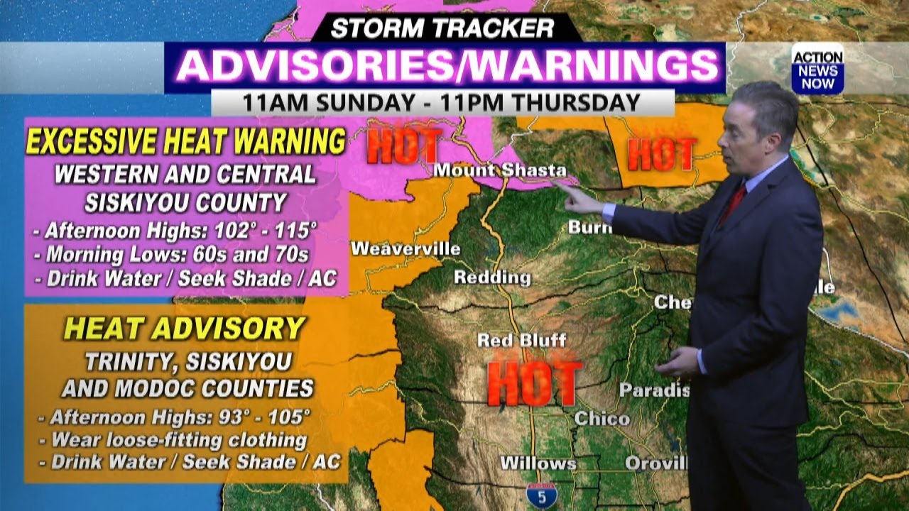Storm Tracker Forecast - Hotter This Weekend With Isolated Mountain ...