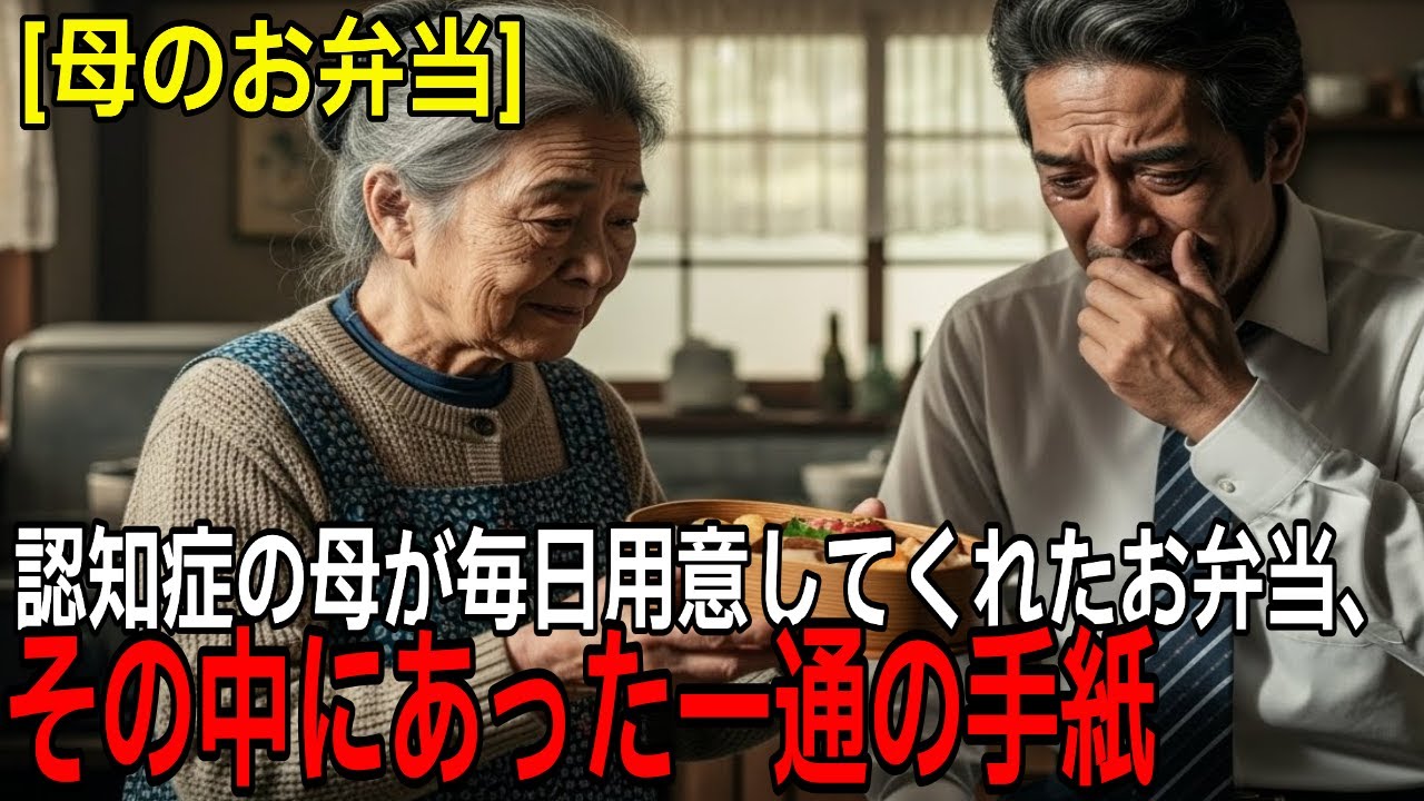 【母のお弁当】認知症で私のことがわからなくなった母が、毎日作り続けるお弁当。その中に隠されていた、一通の手紙。