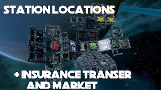STARBASE TUTORIAL - Where's Where on the Station and Insurance Transfer