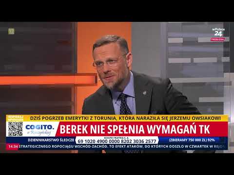 Berek ma w TK stać się narzędziem politycznym Tuska | Zbigniew Bogucki | Cogito... u Raczyńskiej
