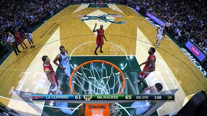 Jamal Crawford Highlights Clippers vs. Bucks 12.13.2014 - 17 Points, 3 Assists