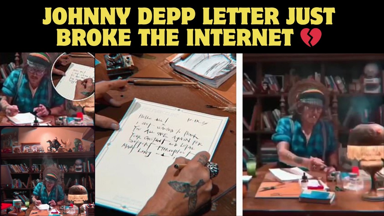 Johnny Depp’s Emotional Letter Goes Viral — “Forgive or Die Broken”