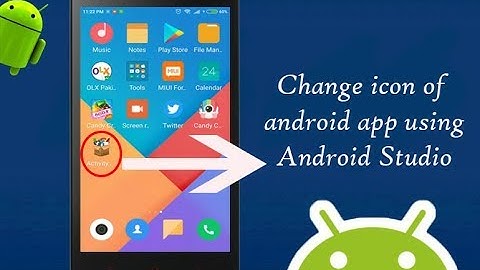 Change The App Icon in Android Studio 3 | Android App Development video #07