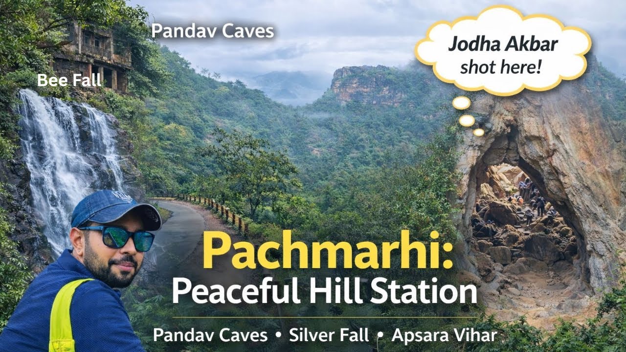 Pachmarhi Vlog | Bee Fall, Jungle Safari, Pandav Caves & Reechgarh (Part 2)