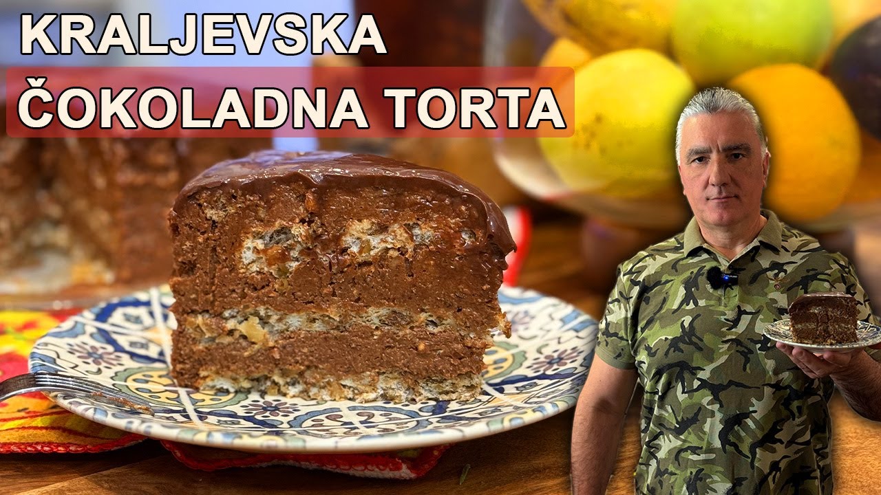 Kraljevska ČOKOLADNA TORTA! Svecana torta za sve prilike!