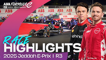 LAST LAP WIN 🤩 | 2025 Jeddah E-Prix Race Highlights
