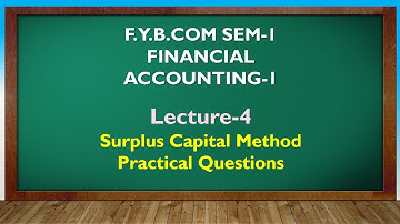 F Y BCOM SEM - 1 | PIECEMEAL DISTRIBUTION LEC 4 | GUJARATI By Suresh Sir