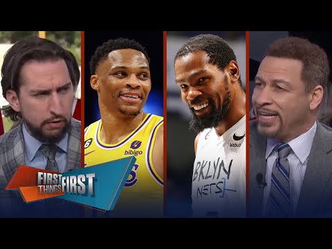 Kevin Durant traded to Suns, Lakers unload Westbrook, Pat Bev & Bryant | NBA | FIRST THINGS FIRST