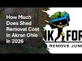 How Much does Shed Removal Cost in Akron Ohio in 2026