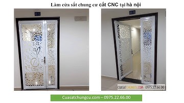Cửa sắt chung cư cắt CNC tại huyện  Phú Xuyên  Hà nội