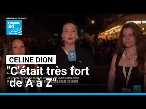 Retour sur scène de Céline Dion : "On a beaucoup pleuré, c'était très fort de A à Z"