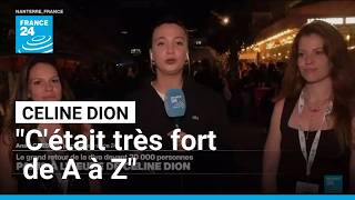 Retour Sur Scène De Céline Dion On A Beaucoup Pleuré, Cétait Très Fort De A À Z