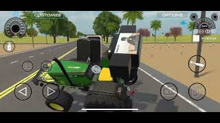 Massive Tractor Tochan Fight 😱 | John Deere vs Massey Ferguson | Indian Vehicles Simulator 3D