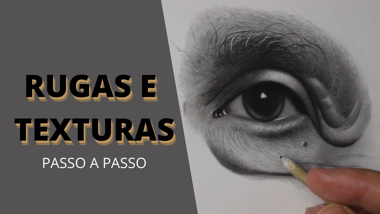 Como Sombrear Olho com Rugas e TEXTURA DE PELE realista