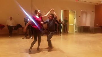 Salsa On2 Intermediate Turn Pattern Combo Partnerwork by Sergio and Sheena #63