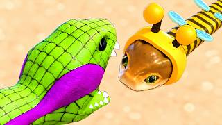 Snake Clash 🐍 MAX LEVEL Dragon Boss Fights! Ultimate Evolution 🔥