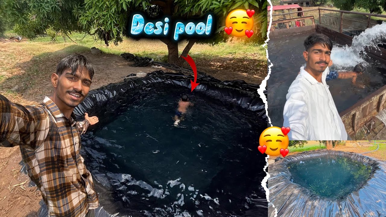 finally-desi-swimming-pool-bana-diya-pool-youtube