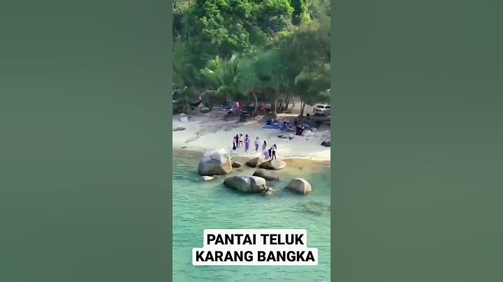 PANTAI TELUK KARANG SUNGAILIAT KAB BANGKA