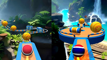 3D Super Rolling Ball 2 Race Gameplay Speedrun Max  Level 54