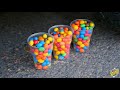 Experiment Car vs M&amp;Ms CUPS   Crushing Crunchy &amp; Soft Things by Car