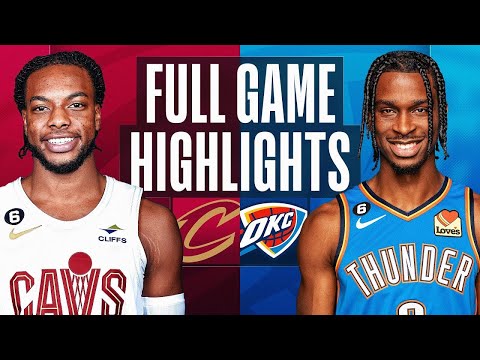 Cleveland Cavaliers vs. Oklahoma City Thunder Full Game Highlights | Jan 27 | 2022-2023 NBA Season