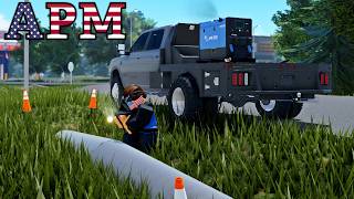 I Had To Weld This BROKEN Pipe Back Together! | Roblox American Plains Mudding