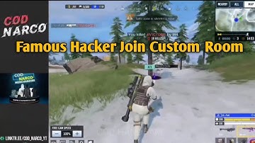Famous Hacker Join CoD Narco Custom Room Then This Happen @codnarco