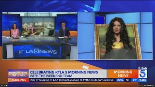 Celebrating KTLA 5 Morning News’ 30th anniversary with the weekend team