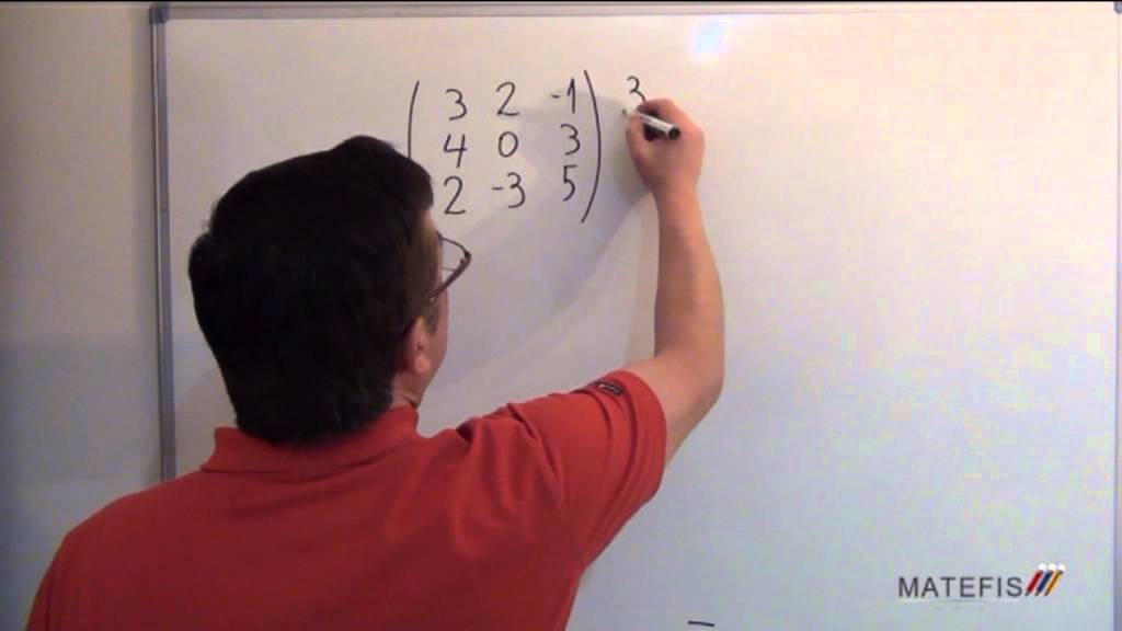 Determinantes de matrices de 2x2 y 3x3