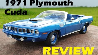 1971 Plymouth Cuda Convertible Diecast review (1/18 scale) by Acme/YCID