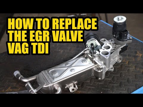How to replace the EGR valve on a VAG 1.2 / 1.4 / 1.5 / 1.6 TDI VW AUDI SKODA SEAT