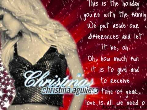 Download christina aguilera- Christmas time (lyrics)