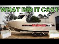 WHAT DID IT COST? Custom 8m Plate Boat- DIY Plate Kit Boat Hull Build