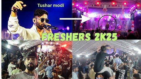 Freshers night party 2K25| Mewar university @tushar_modi_live 