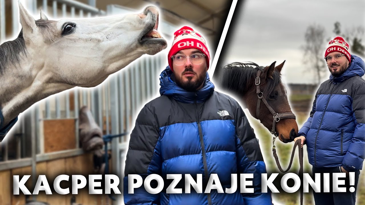 KACPER POZNAJE MUNIA I PARYSA 🐴❤️| Specjal na ŚWIĘTA 🎅🏼🎄| Praca z ziemii z konikami 💪🏼