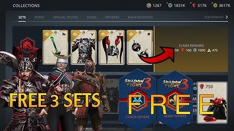 Free Dragon within, Ironclad, Divine judge sets also their Spheres | Shadow fight 3 Deep color event