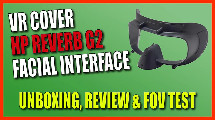 VR Cover HP Reverb G2 Facial Interface Unboxing Review | Improved FOV?