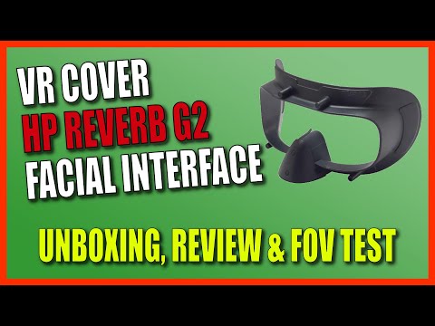 VR Cover HP Reverb G2 Facial Interface Unboxing Review | Improved FOV?