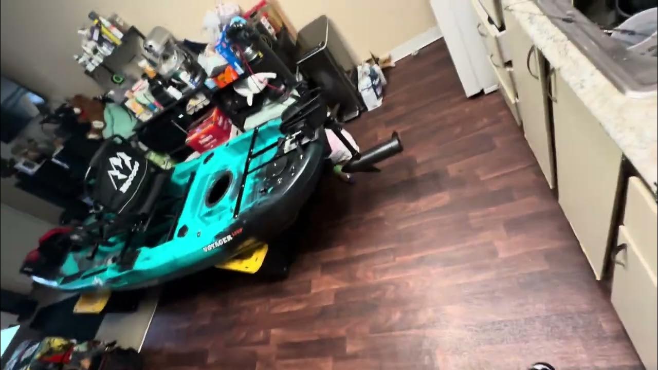 KAYAK TROLLING MOTOR MOUNTING AND BUILDOUT HOODOO VOYAGER 100P (More