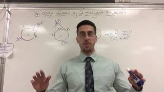 Professor Noy Angle formed by 2 Tangent segments