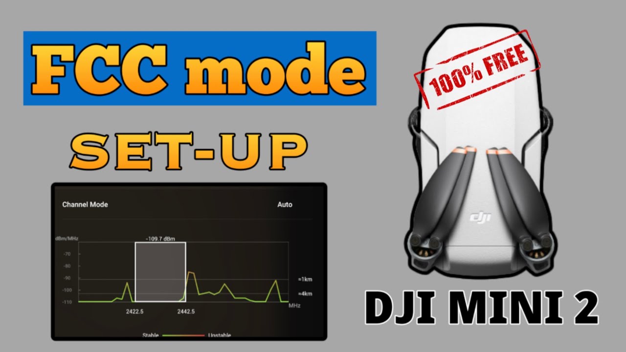 DJI MINI 2 FCC HACK MODE SETTINGS (Tutorial from CE mode to FCC mode for  FREE) Mavic air 2 | Mini 2 - YouTube