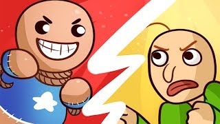 Kick The Buddy Vs Baldi Basic! - Cartoon Animation