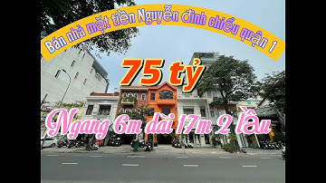 Bán nhà mặt tiền đường Nguyễn Đình Chiểu quận 1