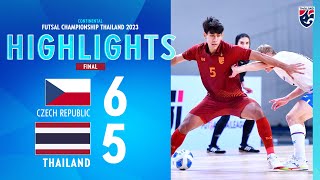 ไฮไลท์ CONTINENTAL FUTSAL CHAMPIONSHIP 2023 รอบชิงชนะเลิศ | ทีมชาติสาธารณรัฐเช็ก พบ ทีมชาติไทย