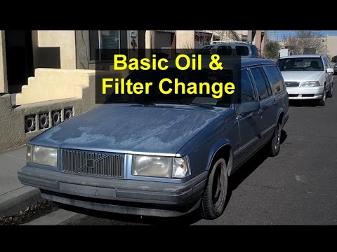 basic-oil-and-filter-change,-volvo-740,-940,-240-red-block-cars---votd