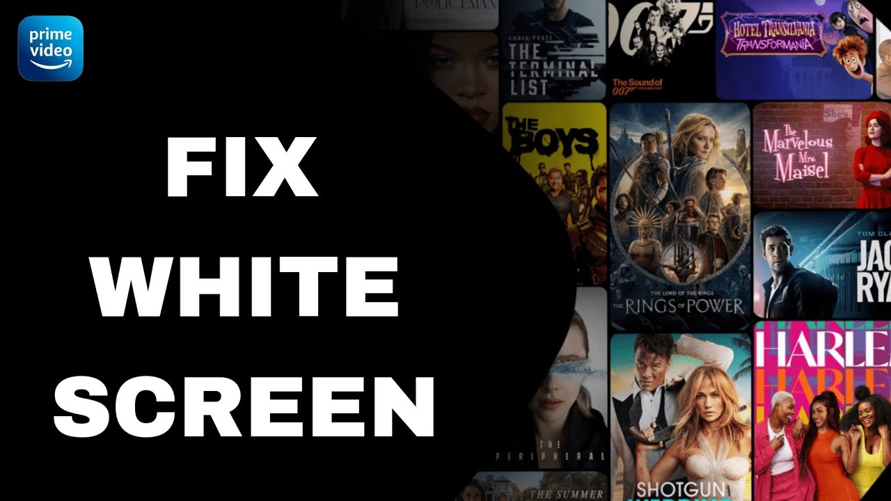 How To Fix And Solve White Screen On Prime Video App | Final Solution ...