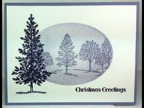 christmas cards with tree